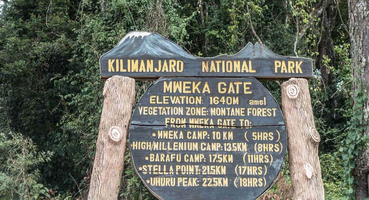 Mweka Gate 1